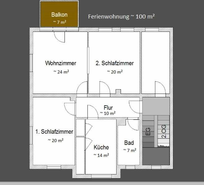 Ferienwohnung „Lena“ Meissen Luaran gambar